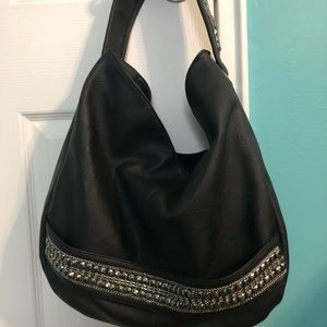 Charming Charlie’s Black Hobo Bag